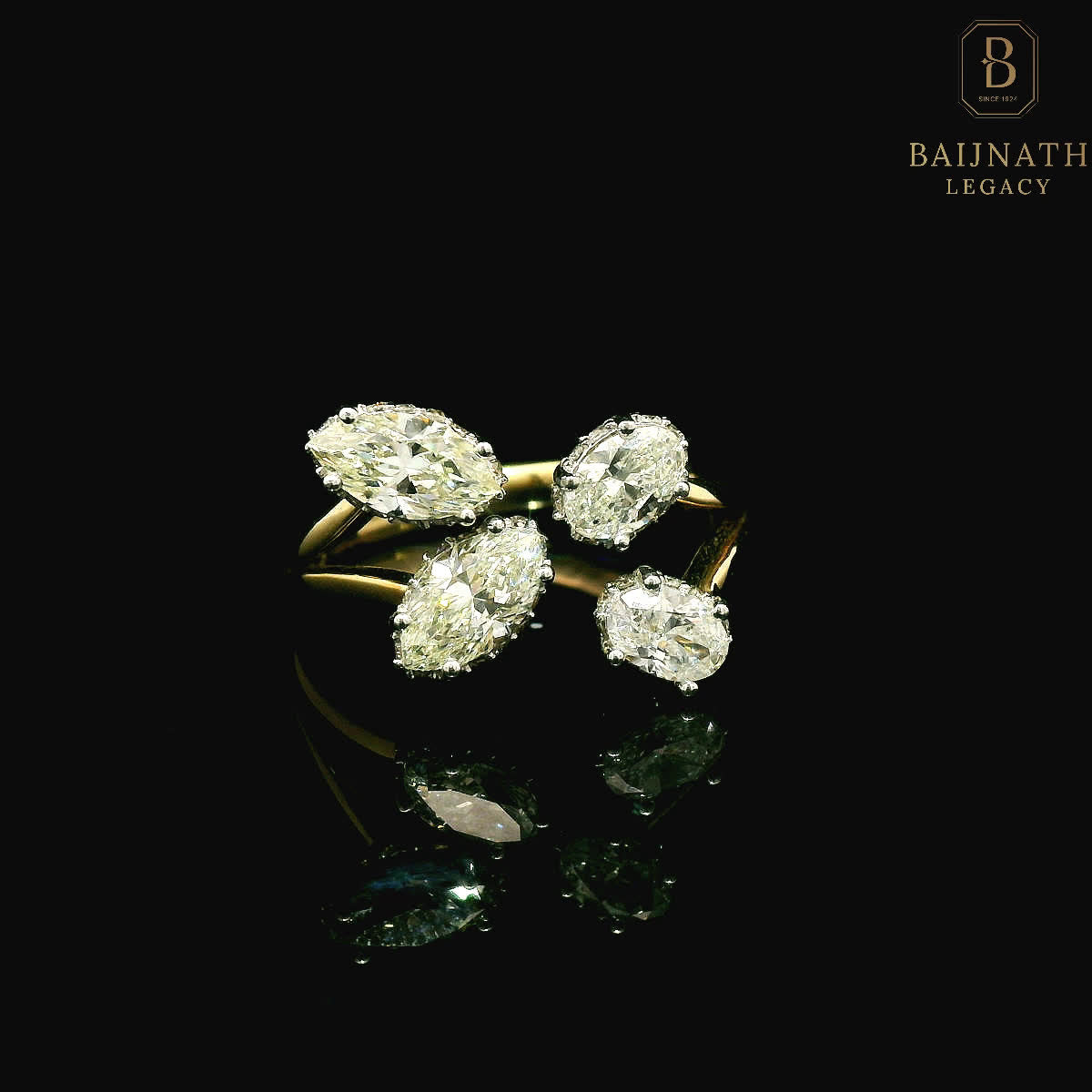 Elegant Diamond Ring Set