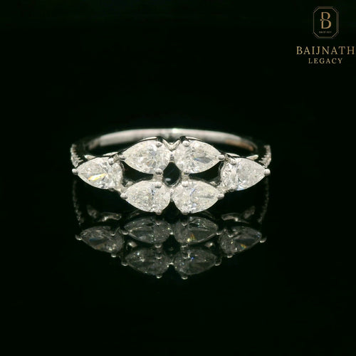 Elegant Diamond Ring with Unique Design